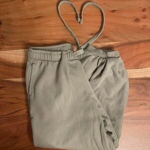 Social Threads Risen Jeans Sage Green Sweatpants Joggers Women's Size M